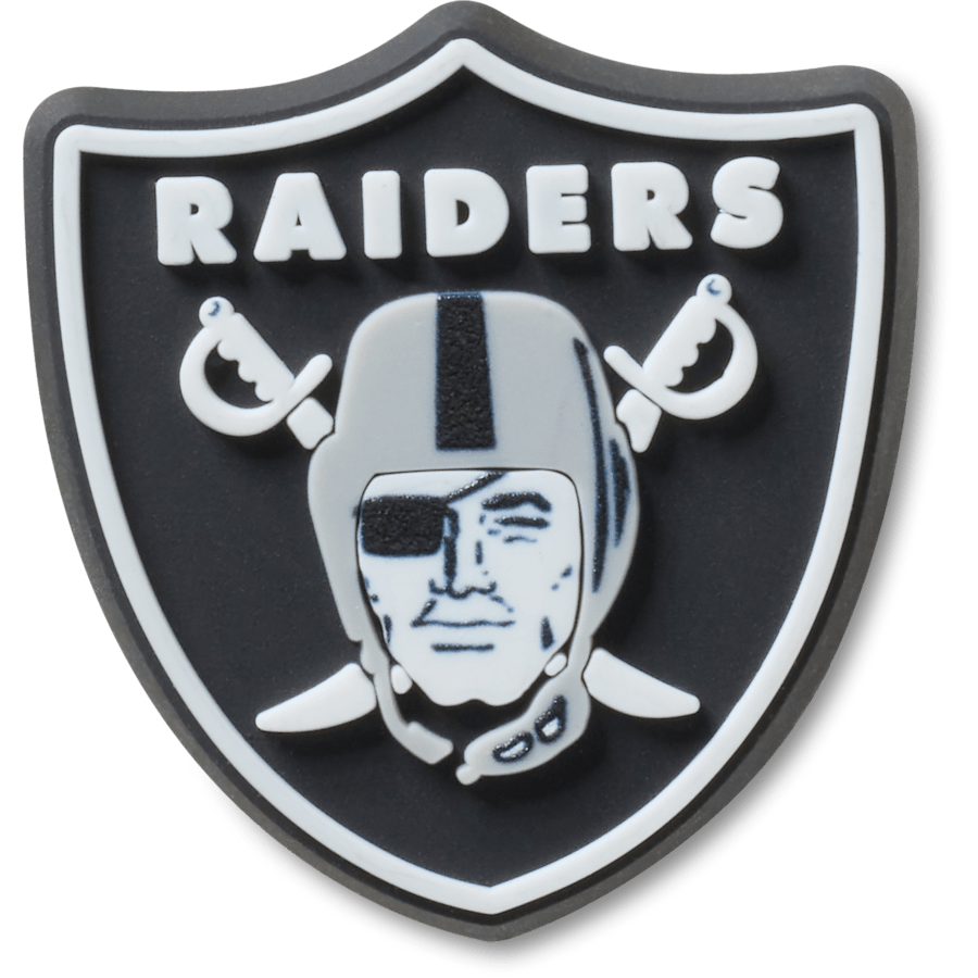 Crocs NFL Las Vegas Raiders Logo Jibbitz™ charms Women|Men|Jibbitz™ Charms