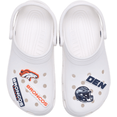 Crocs NFL Denver Broncos 5 Pack Jibbitz Shoe Charm Women|Men|Jibbitz™ Charms