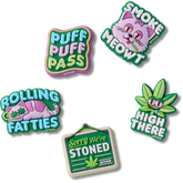 Crocs 420 Hemp Cuties 5 Pack Jibbitz™ charms Women|Men|Jibbitz™ Charms