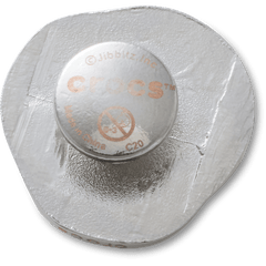 Crocs Silver and Pearl Disc Jibbitz™ charms Women|Men|Jibbitz™ Charms