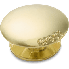 Crocs Large Gold Circle Stud Jibbitz™ charms Women|Men