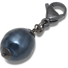 Crocs Silver Black SMT Pearl Charm Jibbitz charm Women|Men|Kids