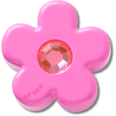 Crocs Bright Pink Flower With Gem Jibbitz™ charms Women|Men