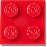 Crocs LEGO® Red Tile 2x2 Jibbitz™ charms Women|Men|Jibbitz™ Charms