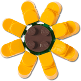 Crocs LEGO® Sunflower Jibbitz™ charms Women|Men|Jibbitz™ Charms