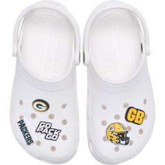 Crocs NFL Green Bay Packers 5 Pack Jibbitz Shoe Charm Women|Men|Jibbitz™ Charms