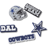 Crocs NFL Dallas Cowboys 5 Pack Jibbitz Shoe Charm Women|Men|Jibbitz™ Charms