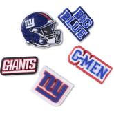 Crocs NFL New York Giants 5 Pack Jibbitz Shoe Charm Women|Men|Jibbitz™ Charms