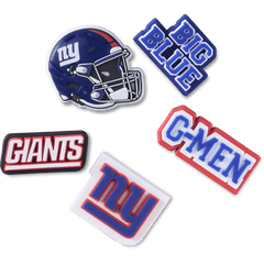 Crocs NFL New York Giants 5 Pack Jibbitz Shoe Charm Women|Men|Jibbitz™ Charms