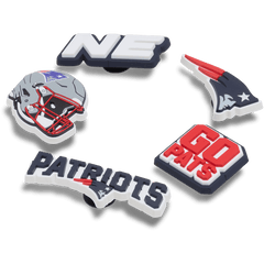 Crocs NFL New England Patriots 5 Pack Jibbitz Shoe Charm Women|Men|Jibbitz™ Charms