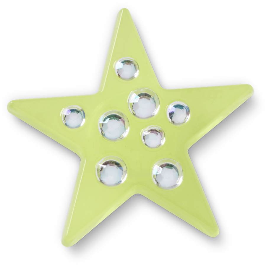 Crocs Green Gem Star Jibbitz™ charms Women|Men