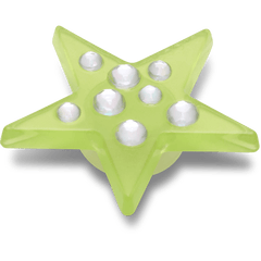 Crocs Green Gem Star Jibbitz™ charms Women|Men