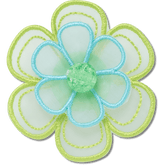 Crocs Green Mesh Flower Jibbitz™ charms Women|Men