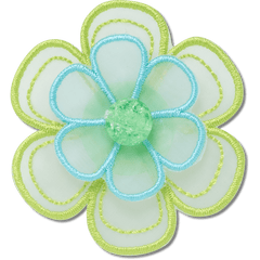 Crocs Green Mesh Flower Jibbitz™ charms Women|Men