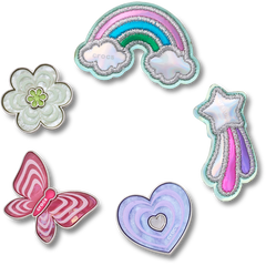 Crocs Funky Girly Icons 5 Pack Jibbitz™ charms Women|Men|Jibbitz™ Charms