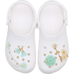 Crocs Blue Dainty Floral 5 Pack Jibbitz™ charms Women|Men|Jibbitz™ Charms