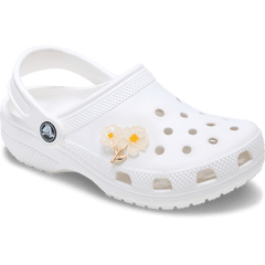 Crocs White Floral Blossom Jibbitz™ charms Women|Men
