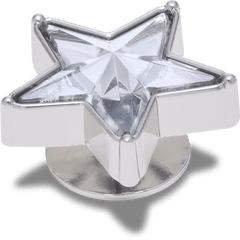 Crocs Silver Gem Sparkle Star Jibbitz™ charms Women|Men