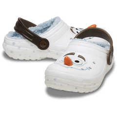 Crocs Kids' Disney Frozen Olaf Lined Classic Clog Kids
