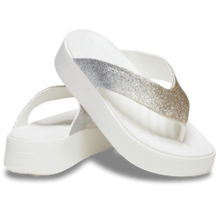 Crocs Getaway Chunky Glitter Platform Flip Women