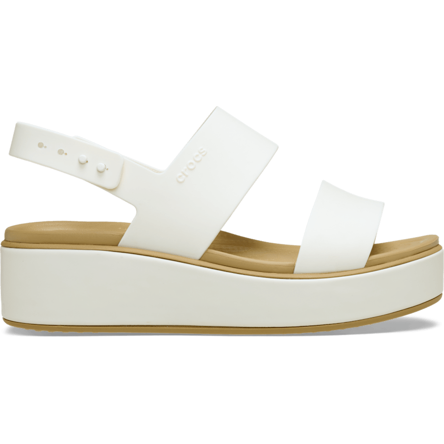 Crocs Brooklyn Matte Wrap Low Wedge Women