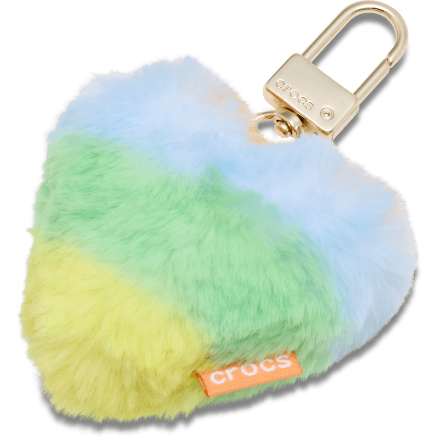 Crocs Plush Heart Bag Charm Women|Kids
