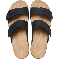 Crocs Brooklyn Buckle Matte Wrap Low Wedge Women