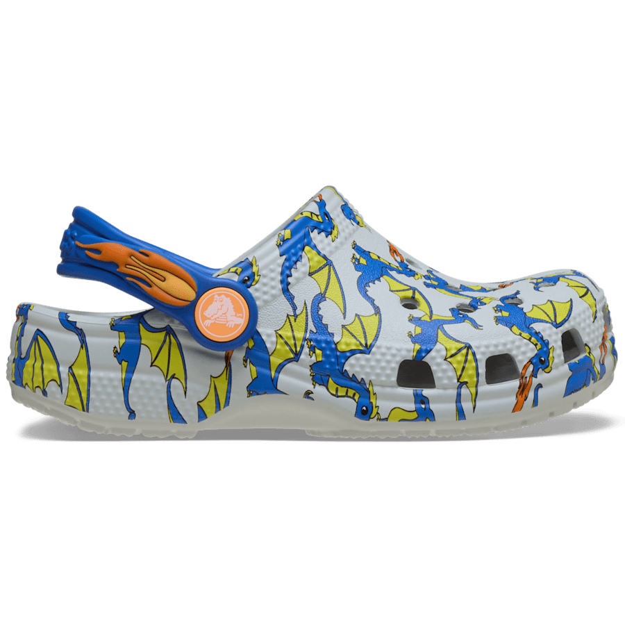 Crocs Toddler Classic Dragon Graphic Clog Kids