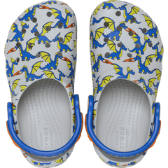 Crocs Toddler Classic Dragon Graphic Clog Kids