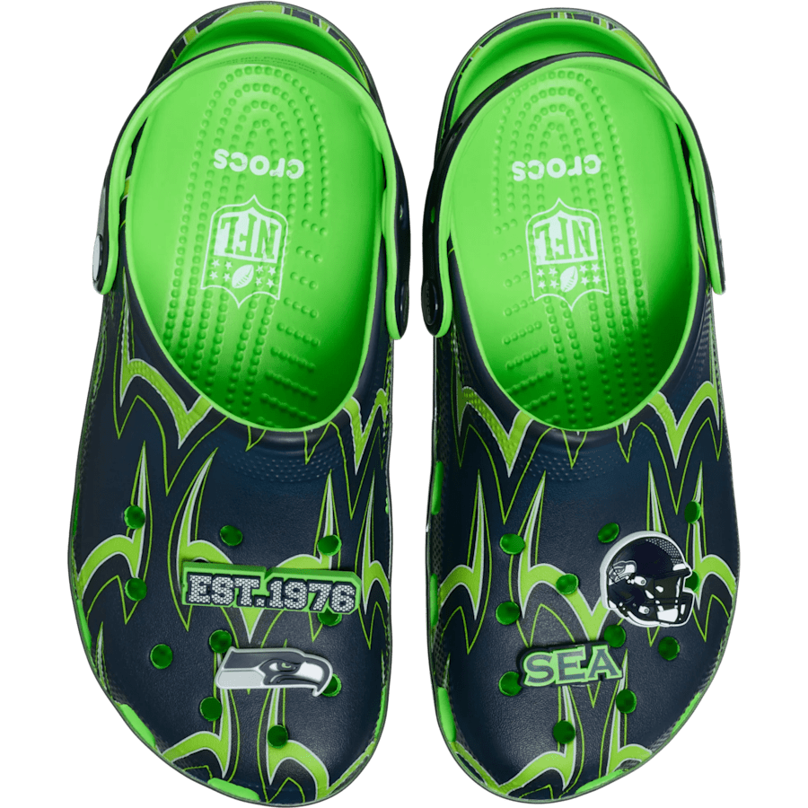 Crocs NFL Seattle Seahawks Classic Clog Women|Men