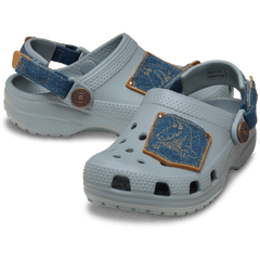 Crocs Toddler Classic Denim Adjustable Backstrap Clog Kids