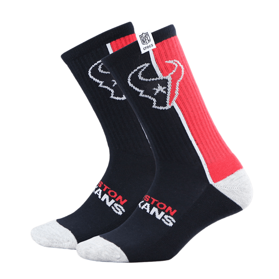 Crocs NFL Houston Texans Crocs Socks Men