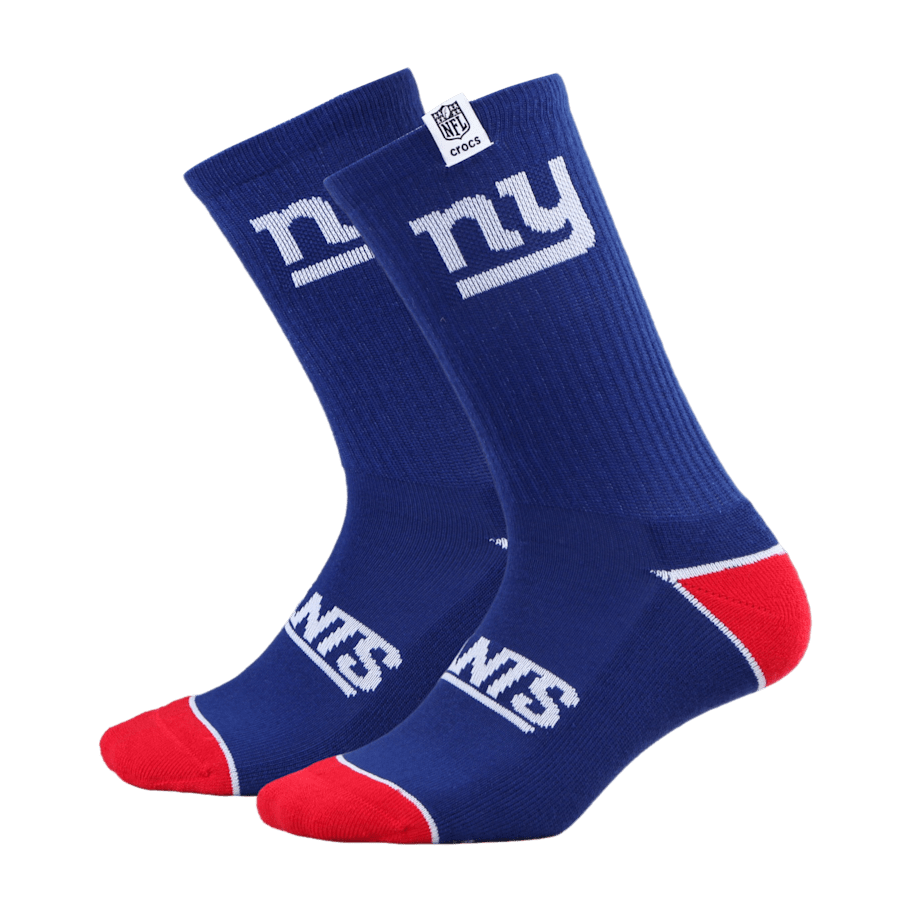 Crocs NFL New York Giants Crocs Socks Men