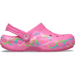 Crocs Kids' Classic Heart Lights Clog Kids