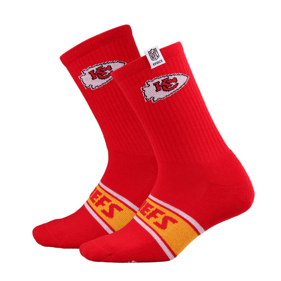 Crocs NFL Kansas City Chiefs Crocs Socks Men