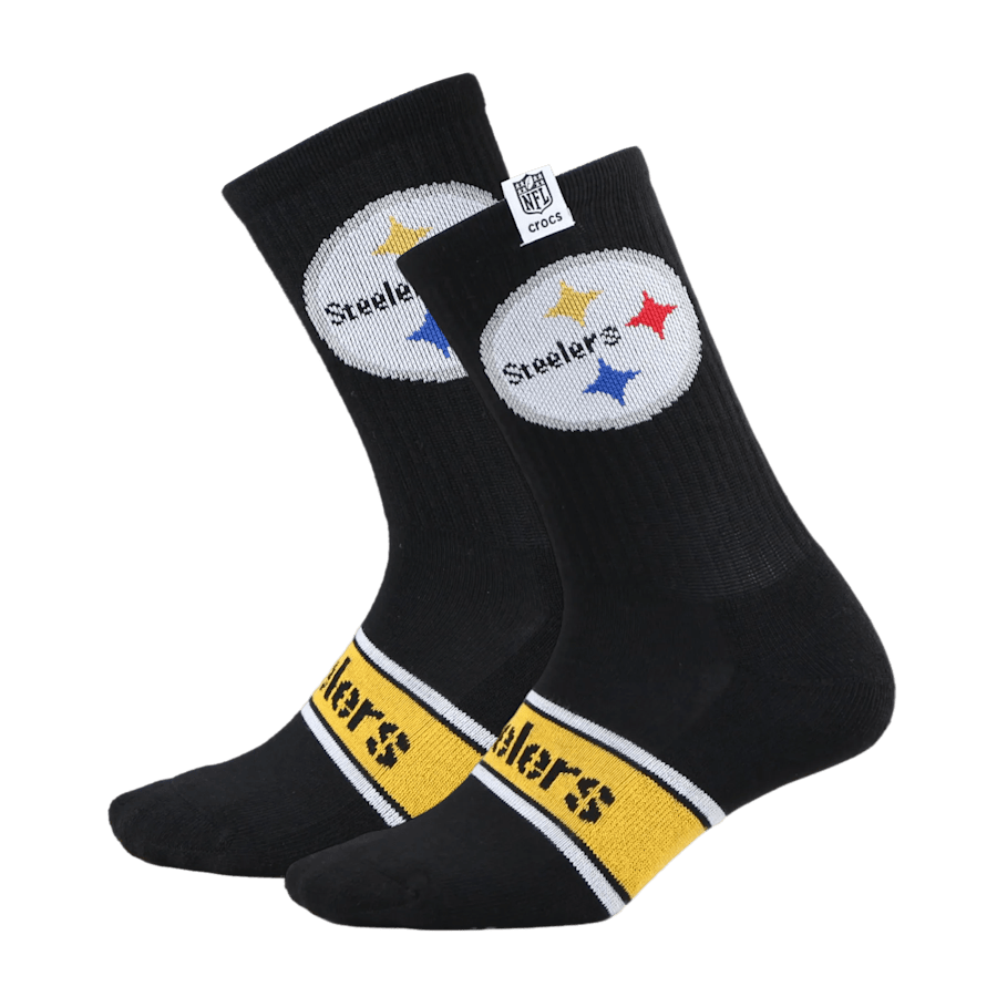Crocs NFL Pittsburgh Steelers Crocs Socks Men