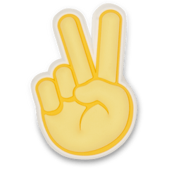 Crocs Peace Hand Sign Jibbitz Shoe Charm Women|Men|Jibbitz™ Charms