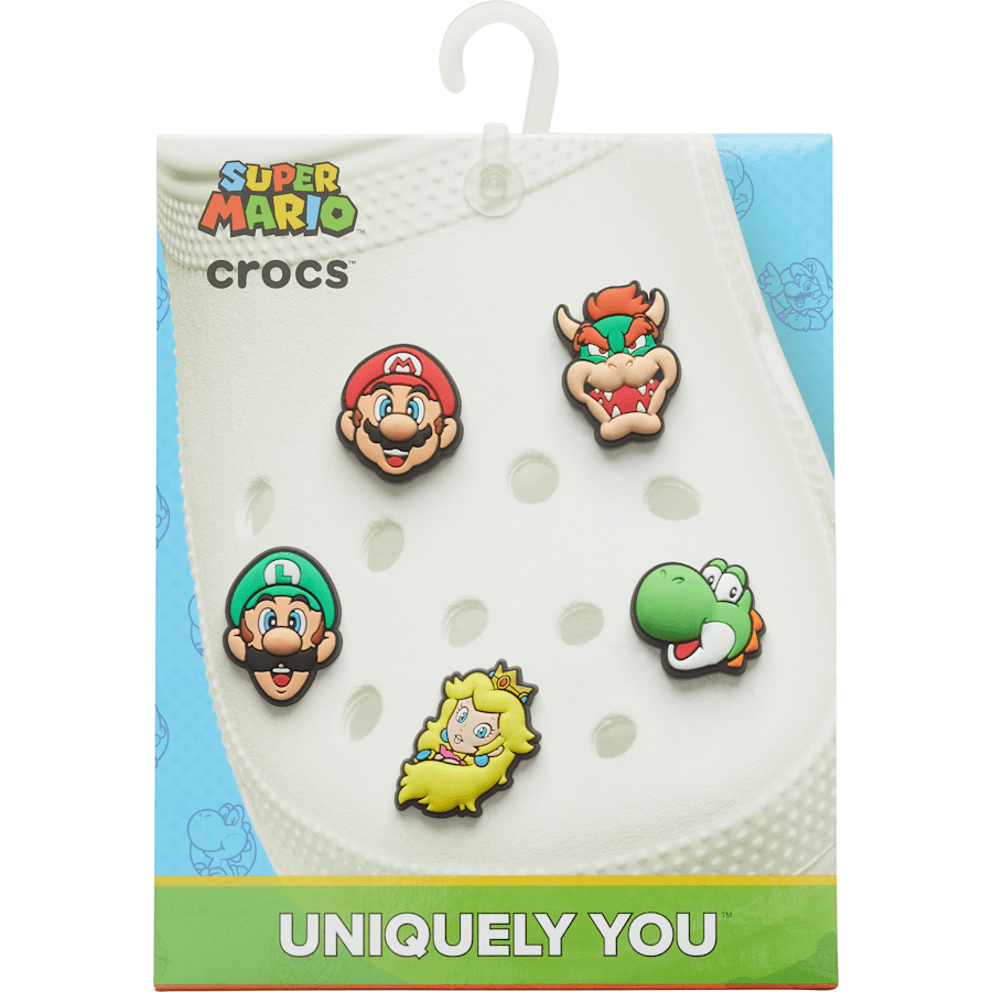 Crocs Super Mario™ 5-Pack Jibbitz Shoe Charm Women|Men|Kids|Jibbitz™ Charms