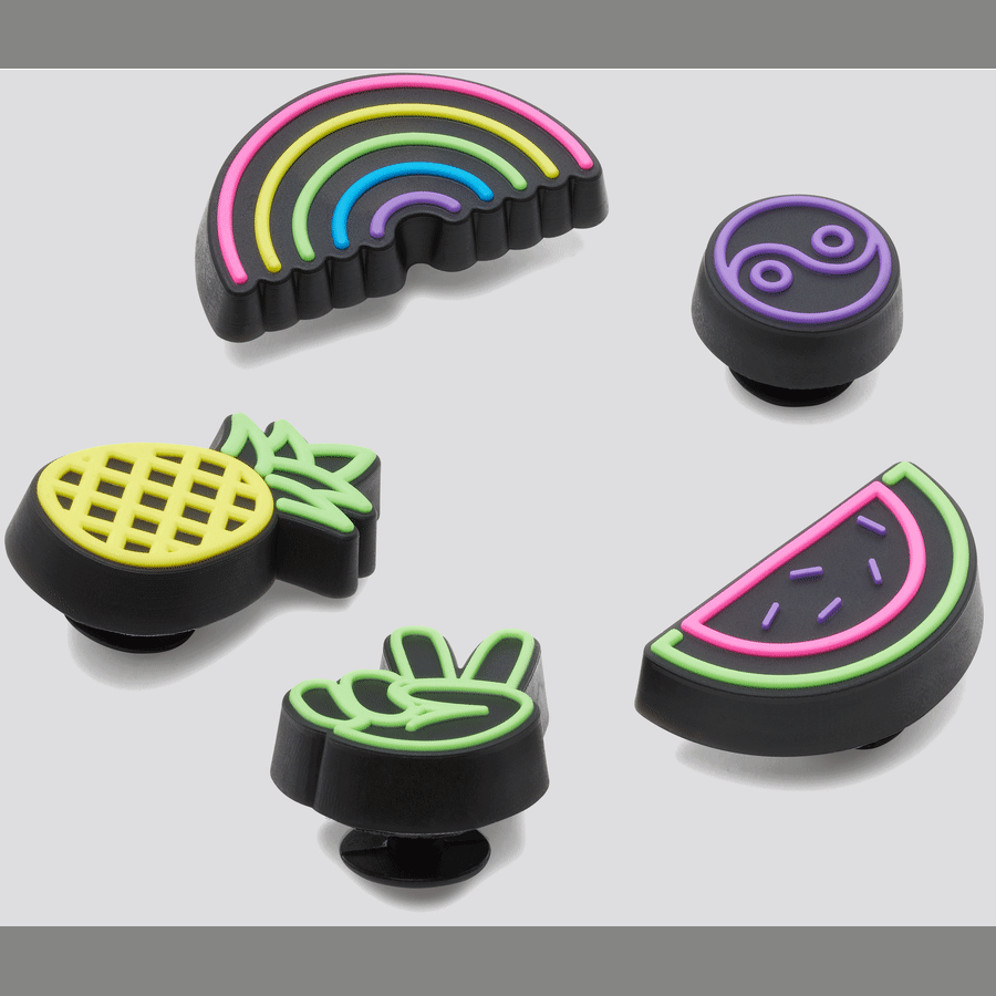 Crocs Lights Up Fun 5 Pack Jibbitz Shoe Charm Women|Men|Jibbitz™ Charms