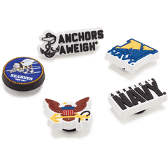 Crocs Armed Forces US Navy 5Pck Jibbitz Shoe Charm Women|Men|Kids|Jibbitz™ Charms