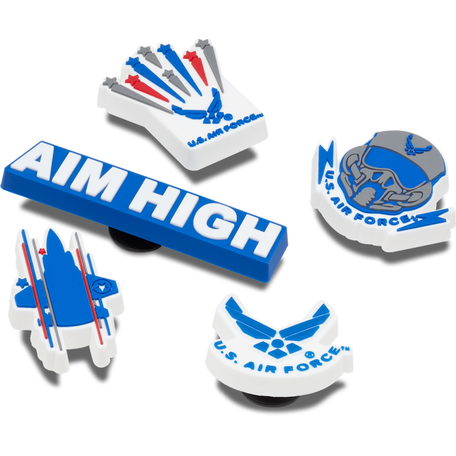 Crocs Armed Forces US Air Force 5Pck Jibbitz Shoe Charm Women|Men|Kids|Jibbitz™ Charms
