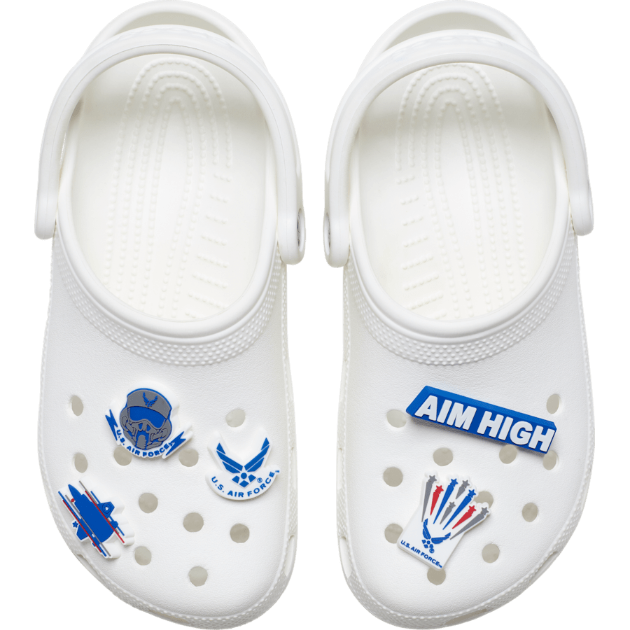 Crocs Armed Forces US Air Force 5Pck Jibbitz Shoe Charm Women|Men|Kids|Jibbitz™ Charms