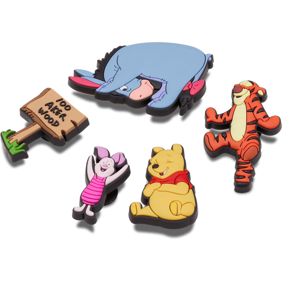 Crocs Winnie The Pooh 5 Pack Jibbitz™ charms Women|Men|Kids|Jibbitz™ Charms
