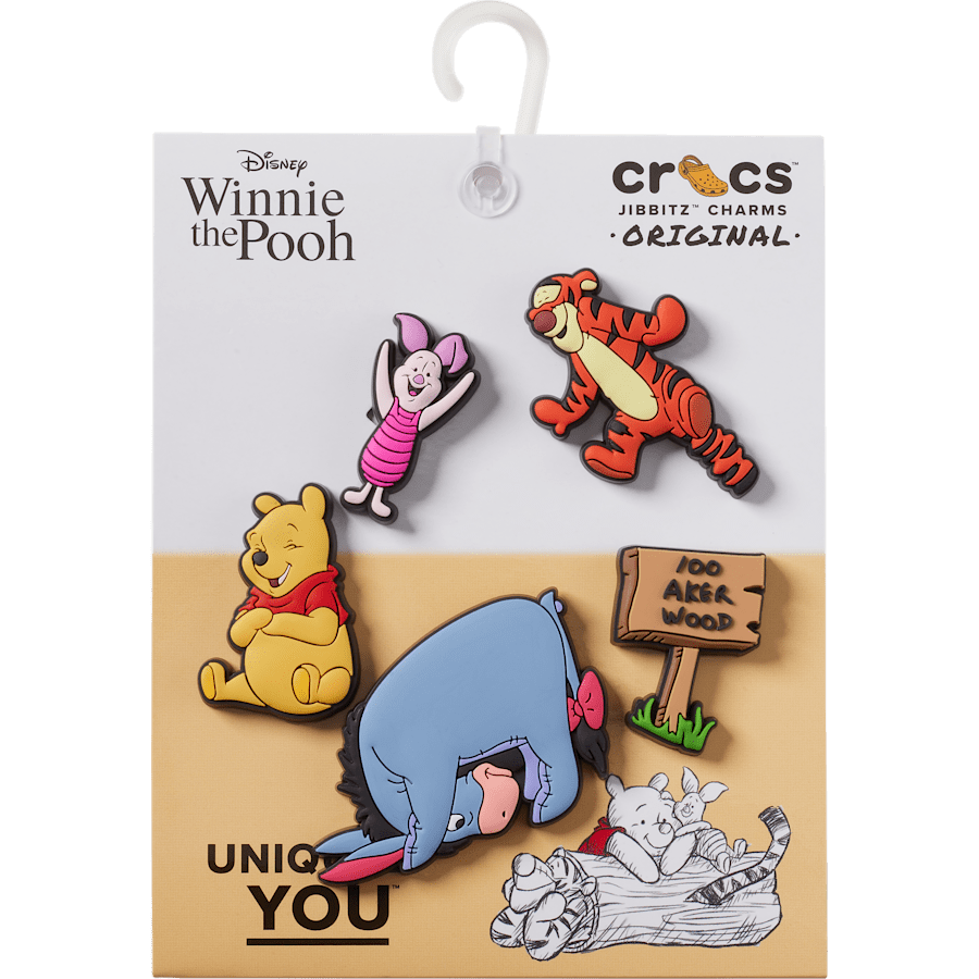 Crocs Winnie The Pooh 5 Pack Jibbitz™ charms Women|Men|Kids|Jibbitz™ Charms