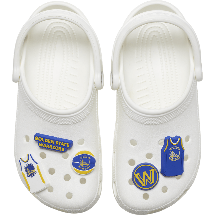 Crocs NBA Golden State Warriors 5 Pack Jibbitz™ charms Women|Men|Jibbitz™ Charms