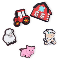 Crocs Cutesey Farm Animal 5 Pack Jibbitz Shoe Charm Women|Men|Kids|Jibbitz™ Charms