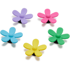 Crocs Flower Power 5 Pack Jibbitz™ charms Women|Men|Jibbitz™ Charms