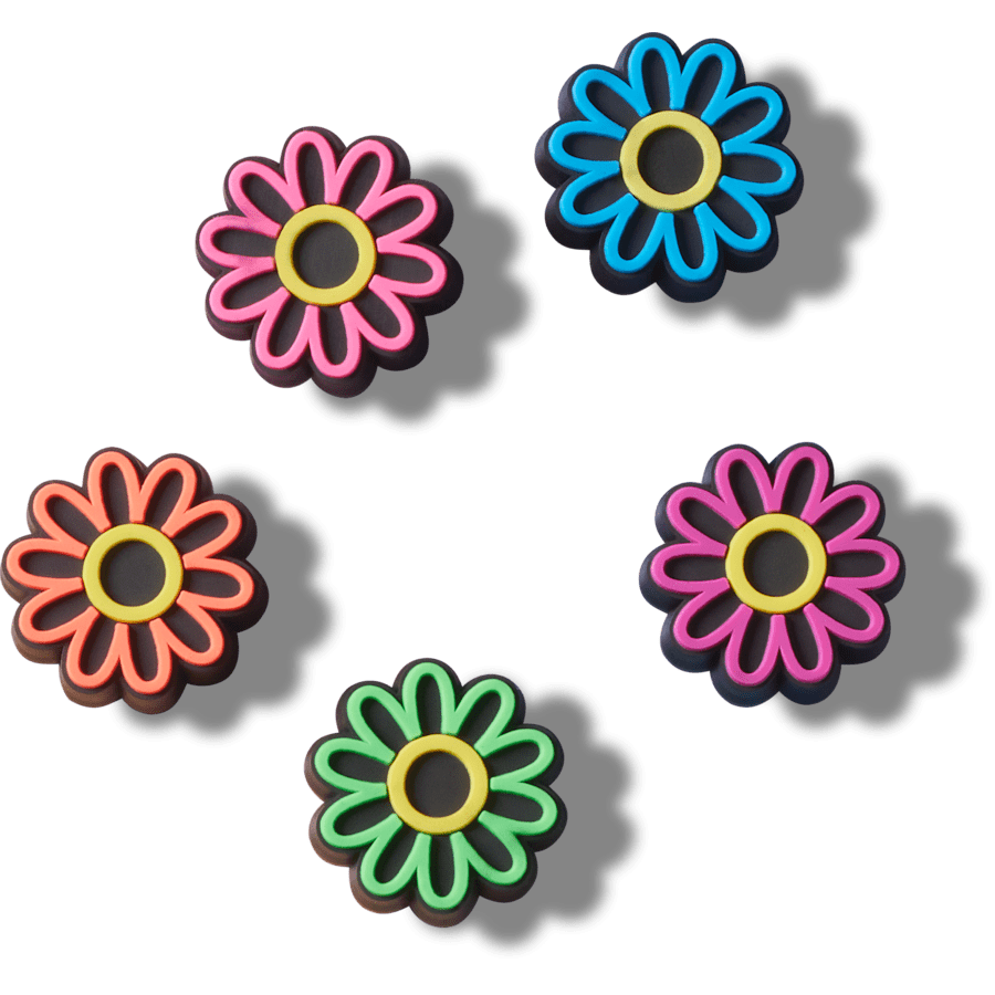Crocs Lights Up Daisy 5 Pack Jibbitz Shoe Charm Women|Men|Jibbitz™ Charms