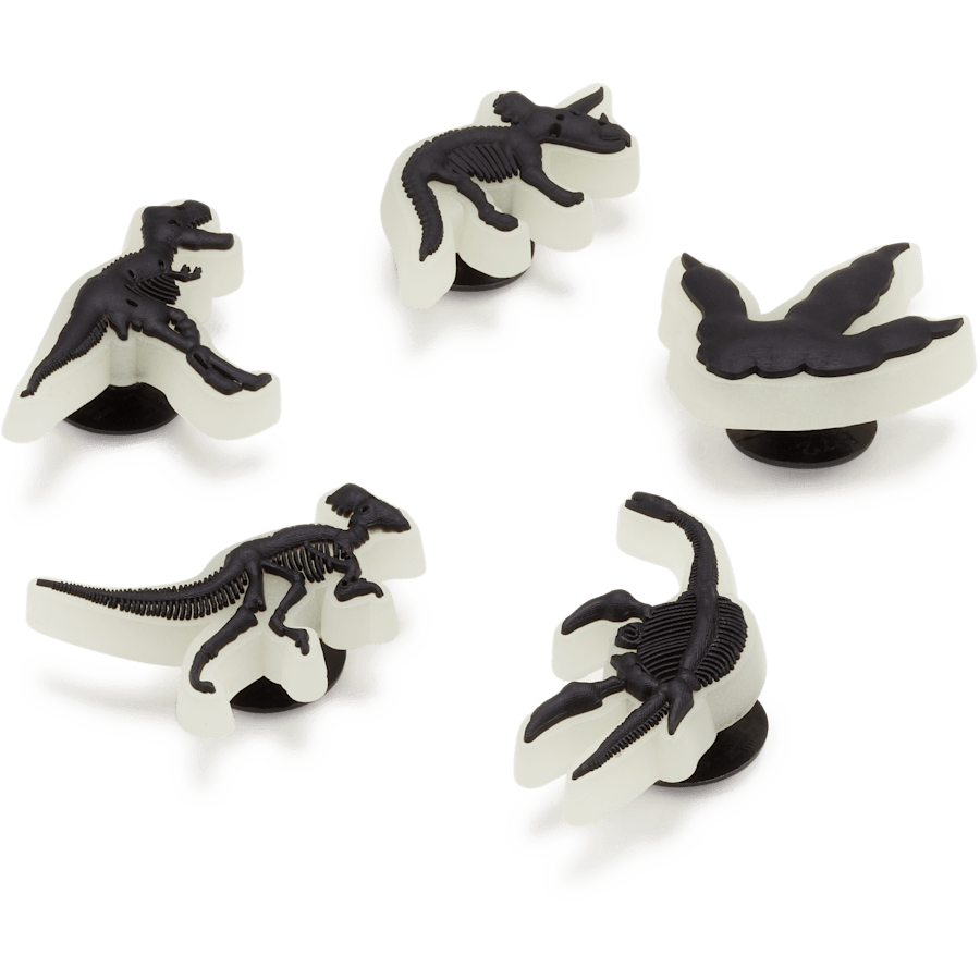 Crocs Glow In The Dark Dino 5 Pack Jibbitz Shoe Charm Women|Men|Jibbitz™ Charms
