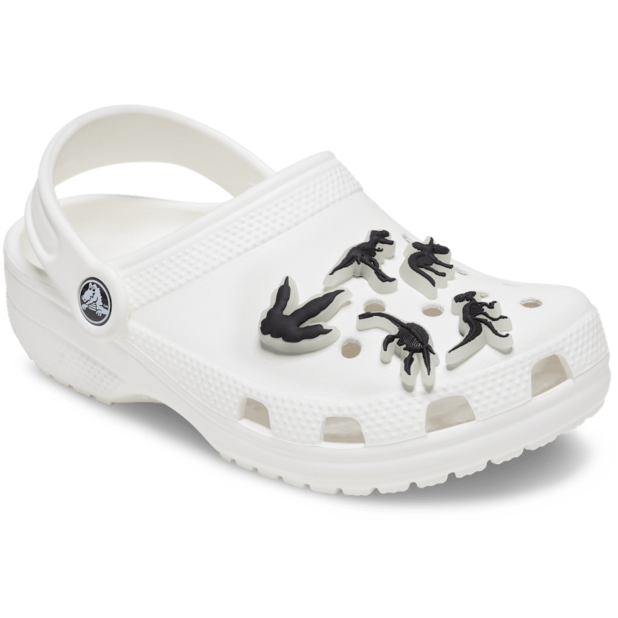 Crocs Glow In The Dark Dino 5 Pack Jibbitz Shoe Charm Women|Men|Jibbitz™ Charms